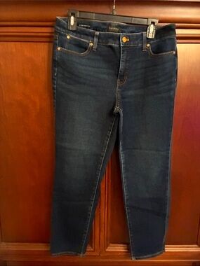 Talbots Women's Dark Blue Slim ankle Jeans